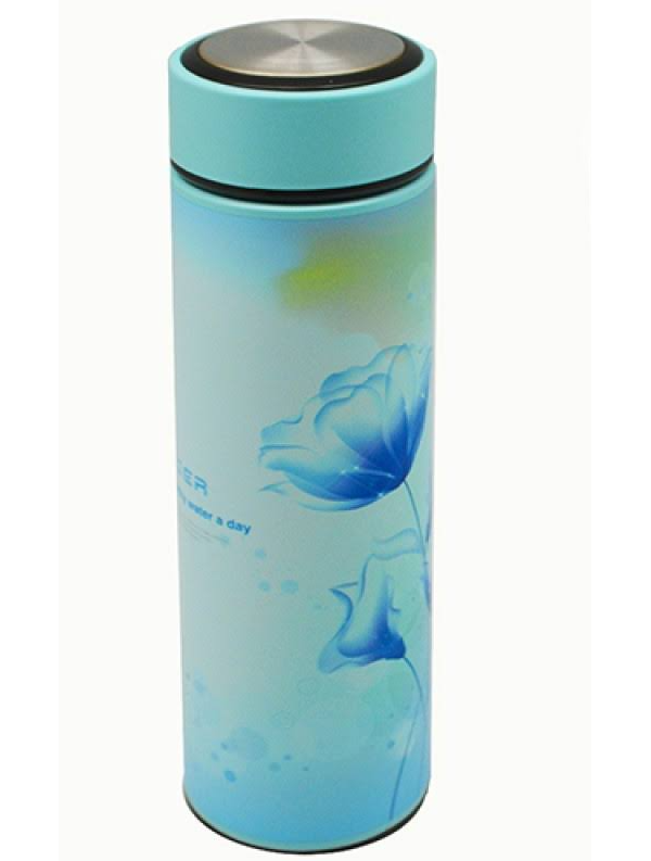 Термос железный с ситечком Эустома 450 мл (MMS-MT-3350)