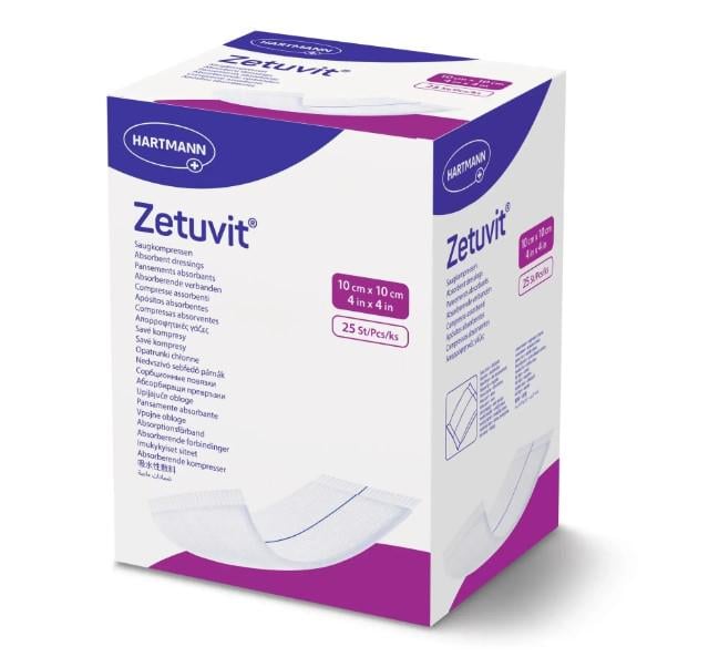 Пов'язка сорбційна Zetuvit 10х10 см 1 шт.