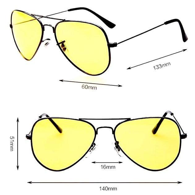 Окуляри антивідблискові Night View Glasses для водіїв нічного бачення Жовтий (KL2301-02) - фото 10