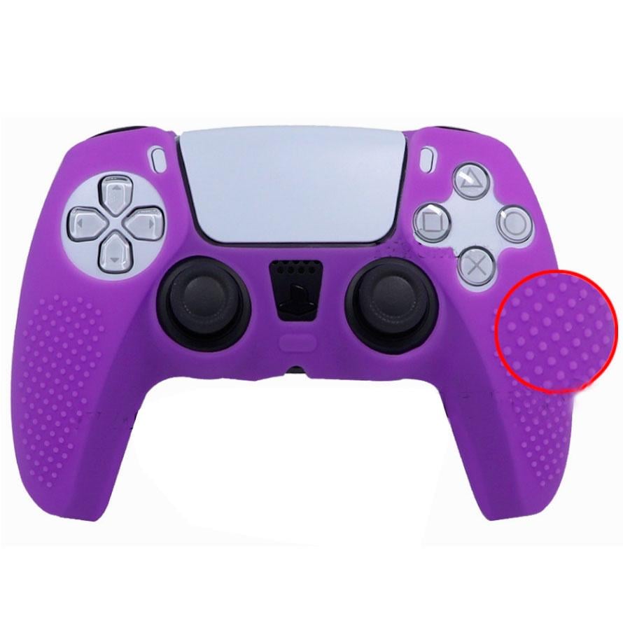 Чехол силиконовый Honson для геймпада PS5 Dualsense Фиолетовый (HS-PS5310F)