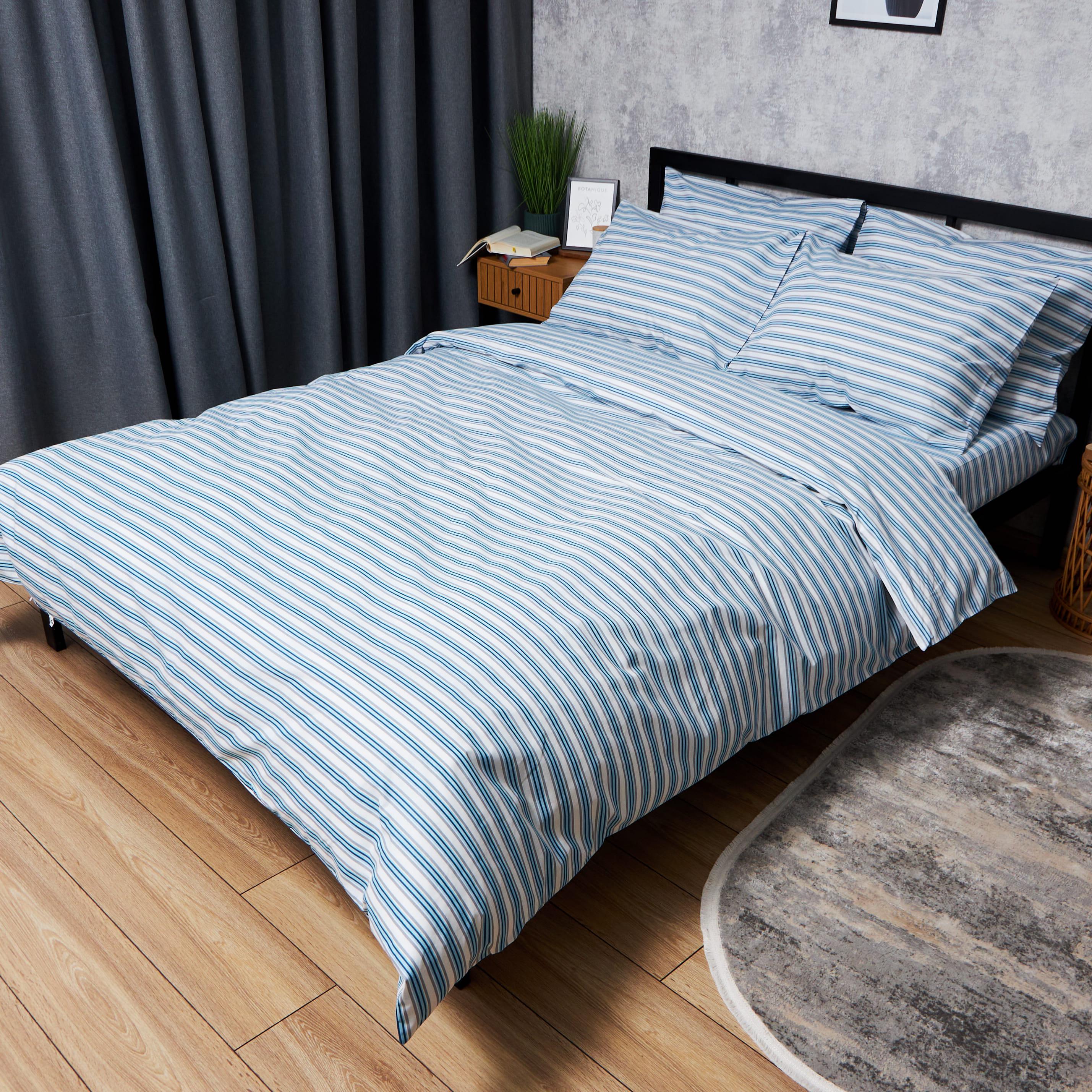 Комплект постельного белья Moon&Star Бязь Gold Люкс Calm Waters наволочки 2 шт. семейный 143х210х2 см (MS-820006152)