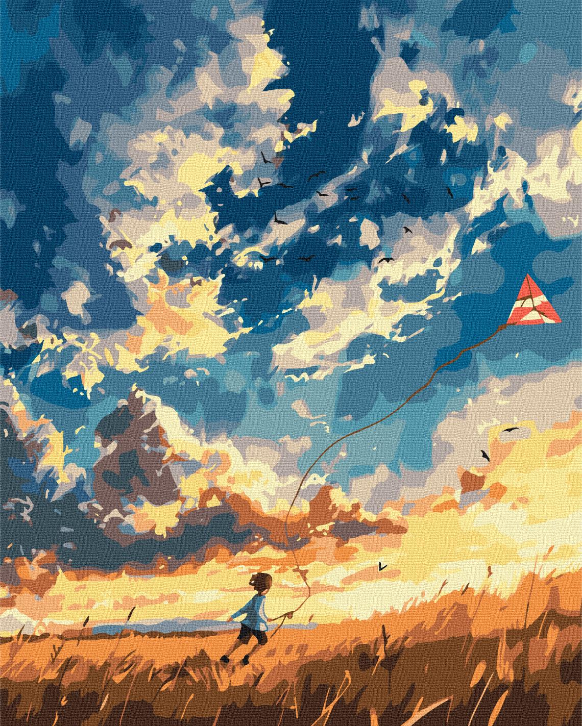 Картина за номерами Brushme Спіймані вітром 40x50 см (BS53963) Картина за номерами Brushme Спіймані вітром 40x50 см (BS53963)