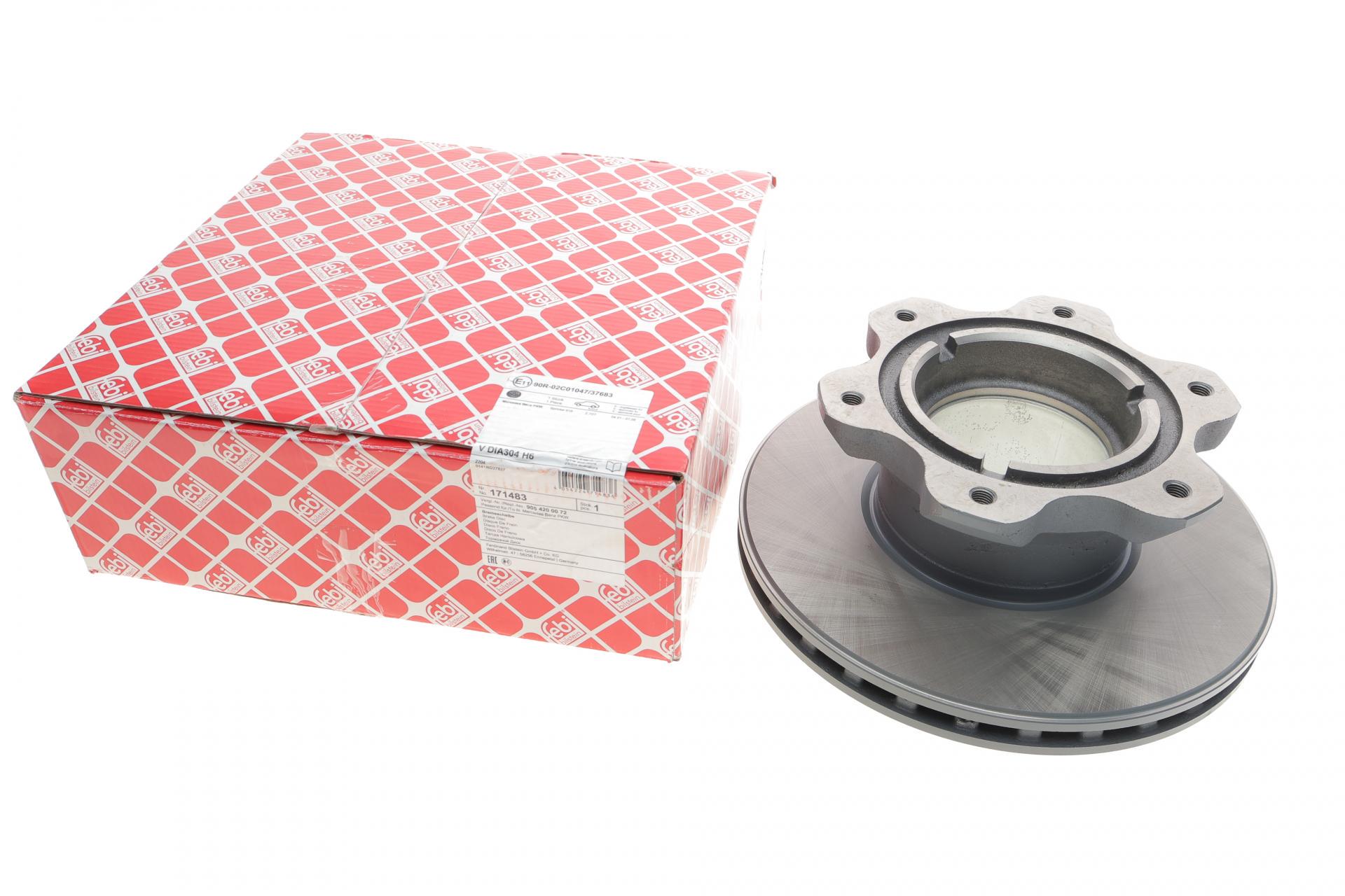 Диск тормозной задний FEBI BILSTEIN для Mercedes Sprinter 616CDI 01- 304х30 мм (171483)