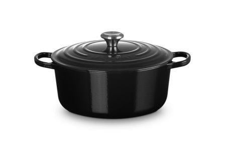 Кастрюля Le Creuset Evolution 6,7 л чугунная с крышкой Black (21177281402430) - фото 1