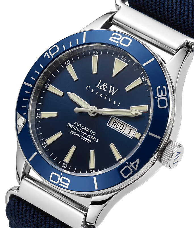 Наручний годинник Carnival BlueMarine Nylon Strap 10 Bar 2 ремінці (62577) Наручний годинник Carnival BlueMarine Nylon Strap 10 Bar 2 ремінці (62577)