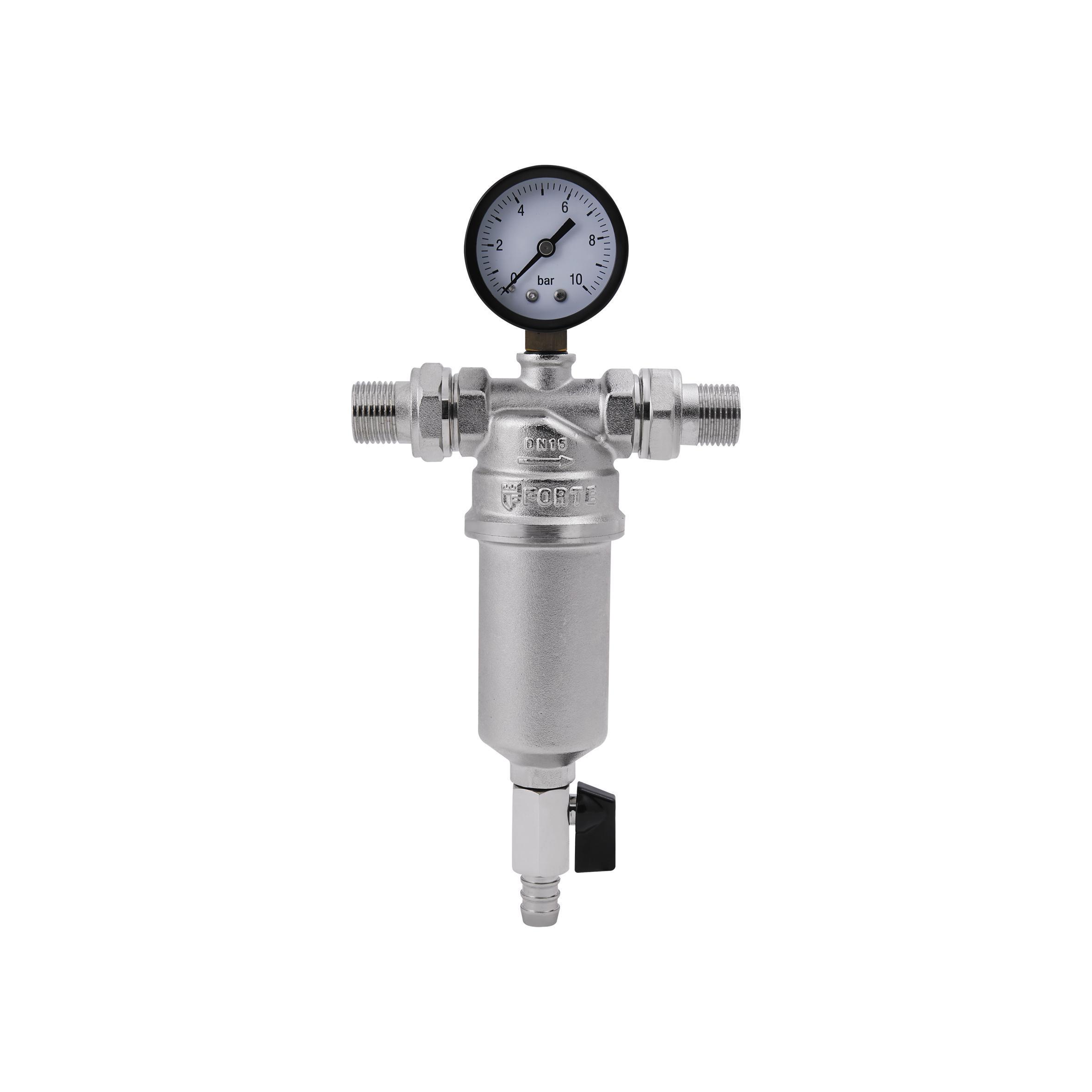 Фильтр самопромывной SD Forte 1/2" для воды SF127W15 (22354621) - фото 3