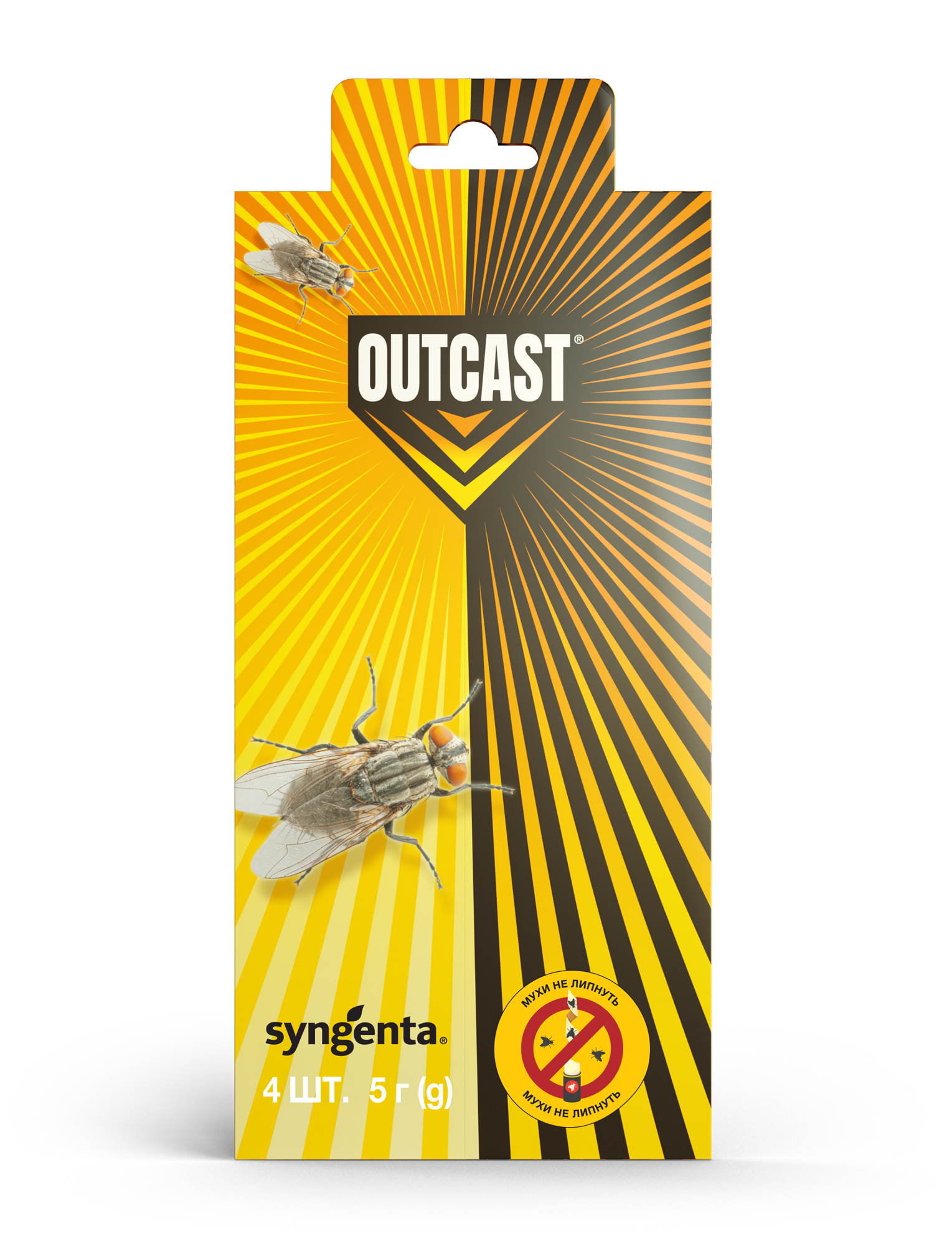 Наклейки против мух Syngenta Outcast 4х5 г (16)