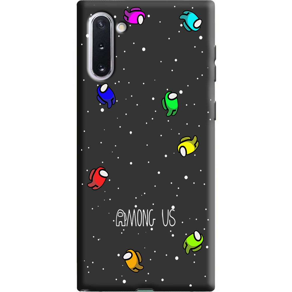 Чехол Boxface Samsung N970 Galaxy Note 10 Among Us Invisible Черный силикон (37407-bk76-38697)