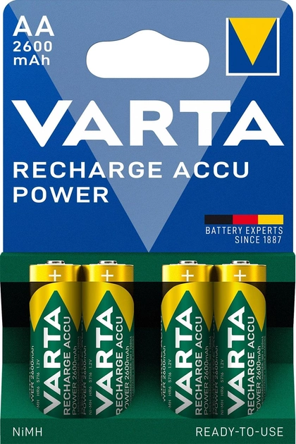 Батарейка-акумулятор Varta HR6 2600 mAh
