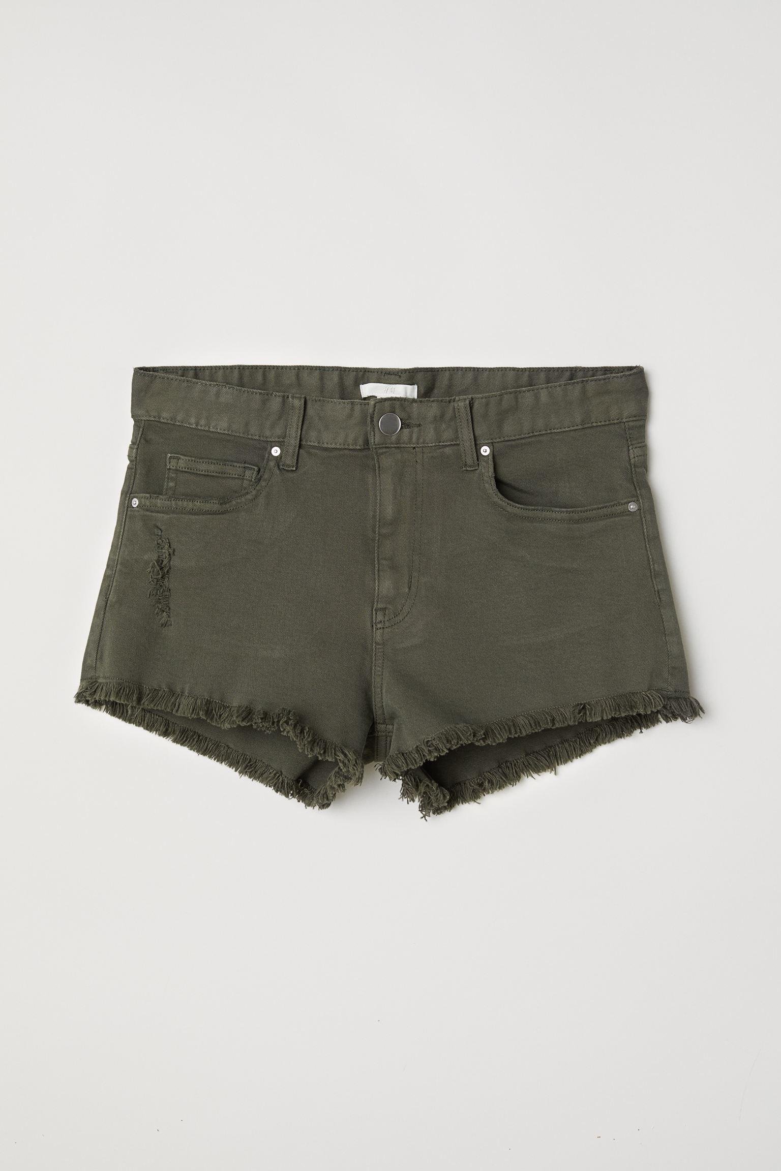 Шорты джинсовые р. 36 Хаки (6035847dlog)