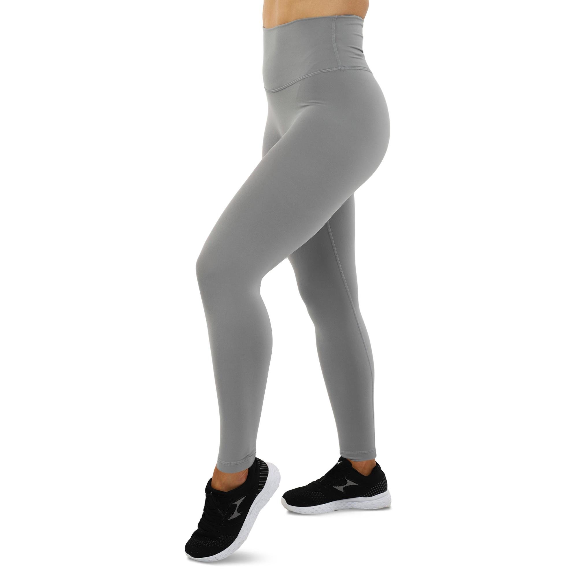 Лосины спортивные женские VSX CK1237 с высокой талией L Темно-серый (CK1237_Темно-серый_L)