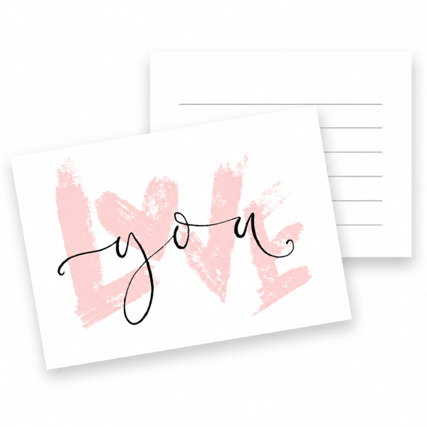 Листівка Love You 10x7 см (34980843)