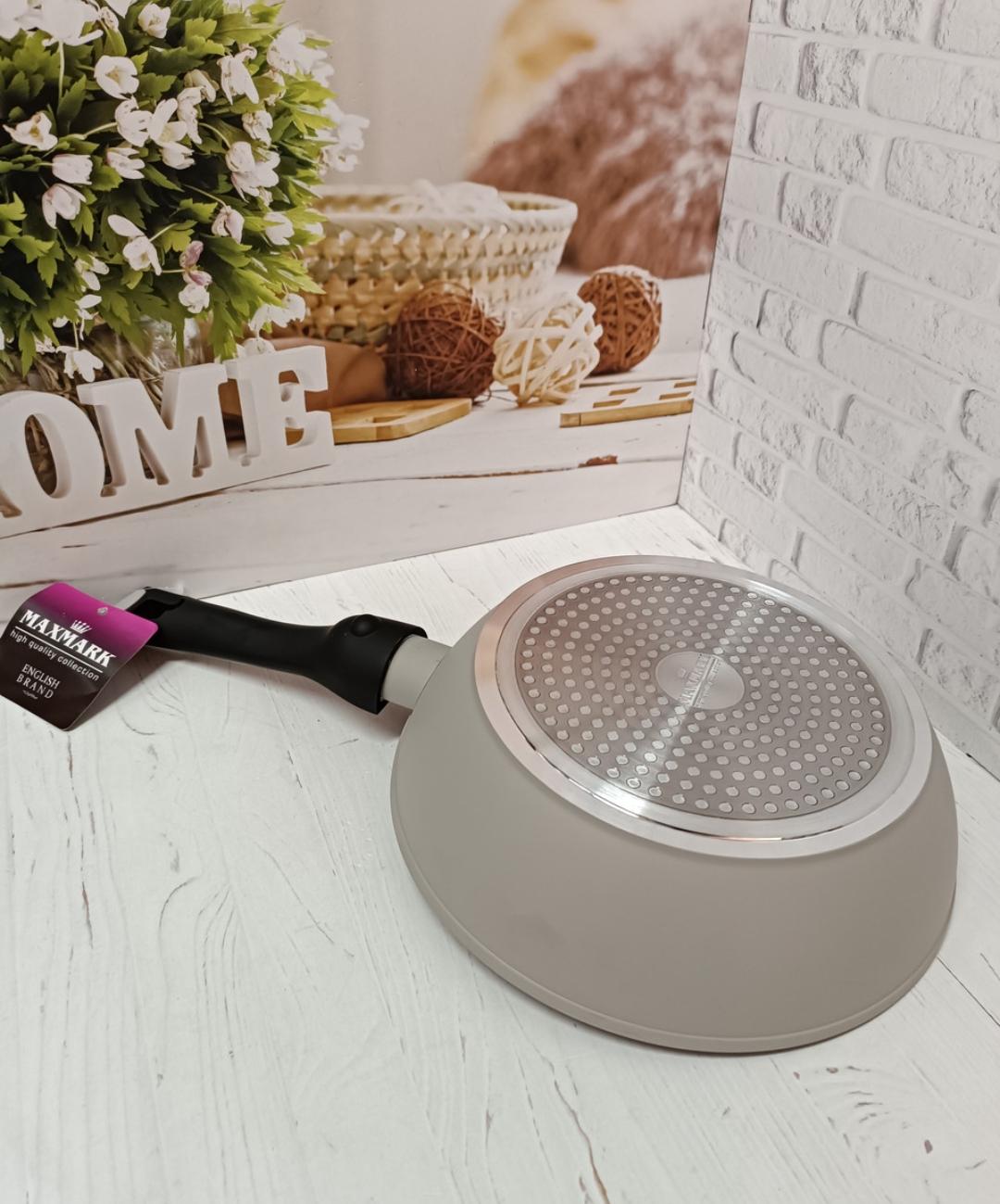 Сковорода Maxmark MK-10126 без крышки со съемной ручкой 26 см (17629151) - фото 4 Сковорода Maxmark MK-10126 без крышки со съемной ручкой 26 см (17629151) - фото 4