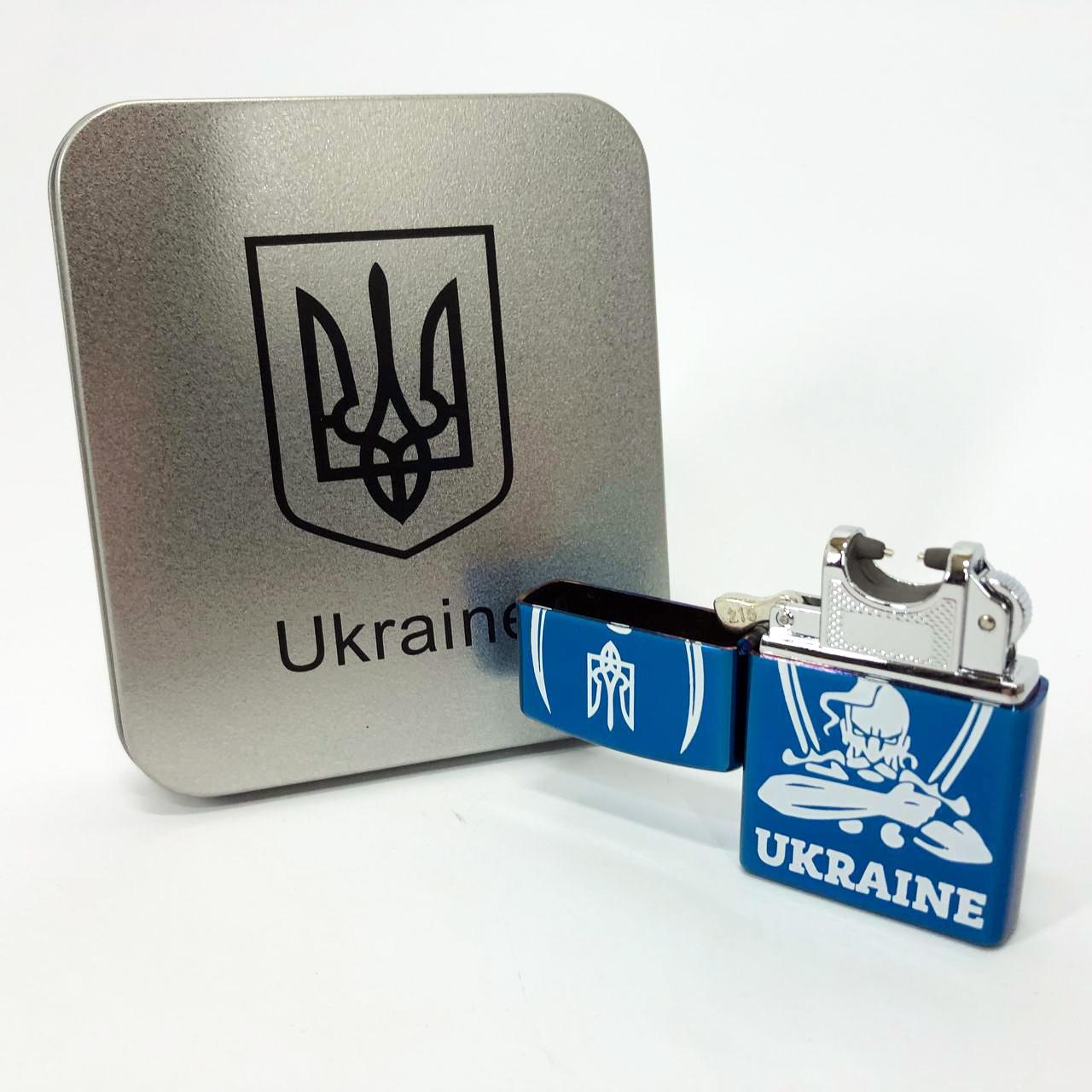 Зажигалка дуговая электроимпульсная зажигалка USB Украина Синий (HL-449) - фото 17 Зажигалка дуговая электроимпульсная зажигалка USB Украина Синий (HL-449) - фото 17