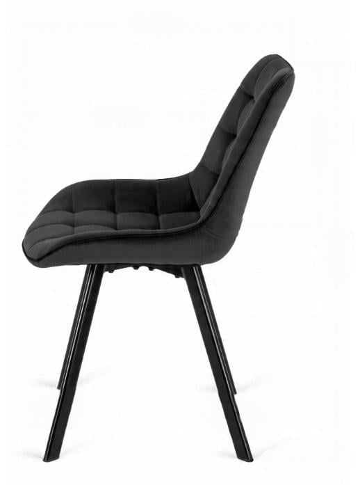 Комплект стульев Homart 4 шт. WB-364 велюр Черный (9886) - фото 8 Комплект стульев Homart 4 шт. WB-364 велюр Черный (9886) - фото 8