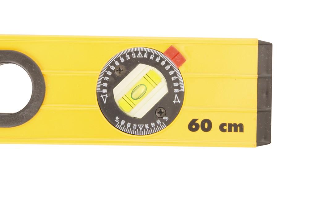 Рівень MasterTool ПРОФІ з ручками 3 капсули фрезеровані поверхні 60 см (36-0603) - фото 3 Рівень MasterTool ПРОФІ з ручками 3 капсули фрезеровані поверхні 60 см (36-0603) - фото 3