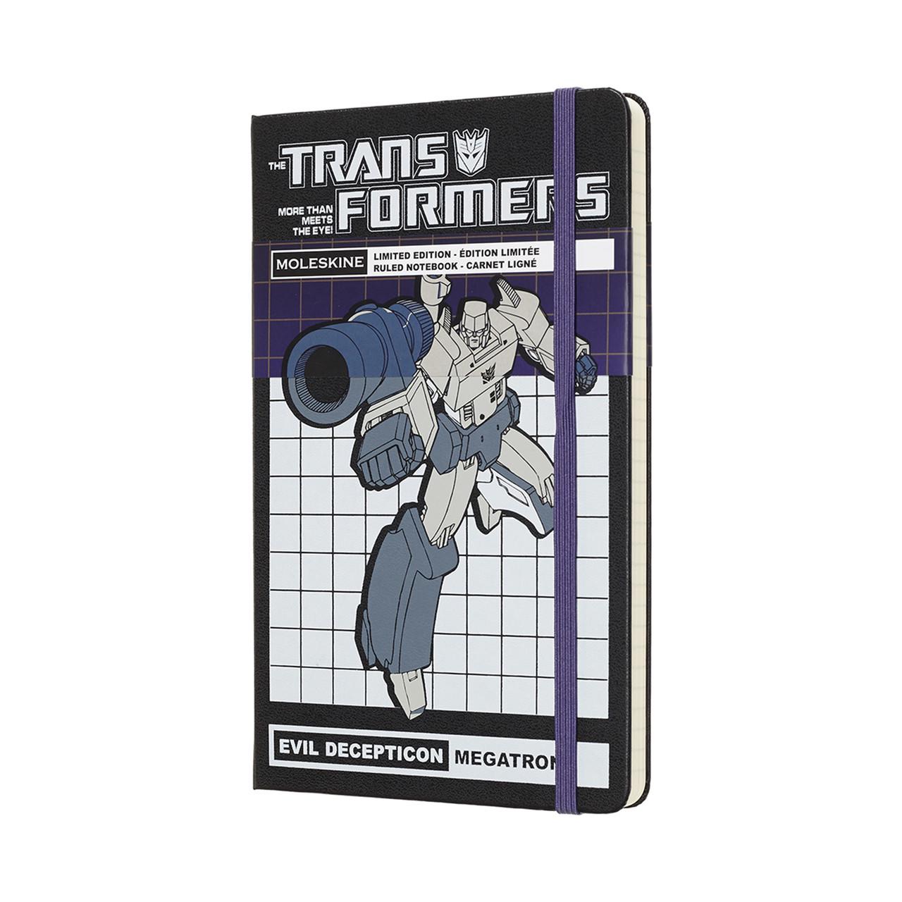 Блокнот Moleskine Limited Transformers середній 13х21 см 240 сторінок в лінійку Мегатрон