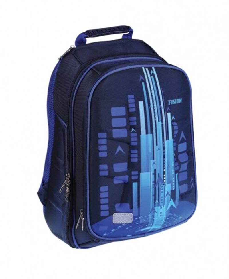 Ранец раскладной ZiBi Koffer Fusion 29x39x21 см Синий (ZB160206FN)