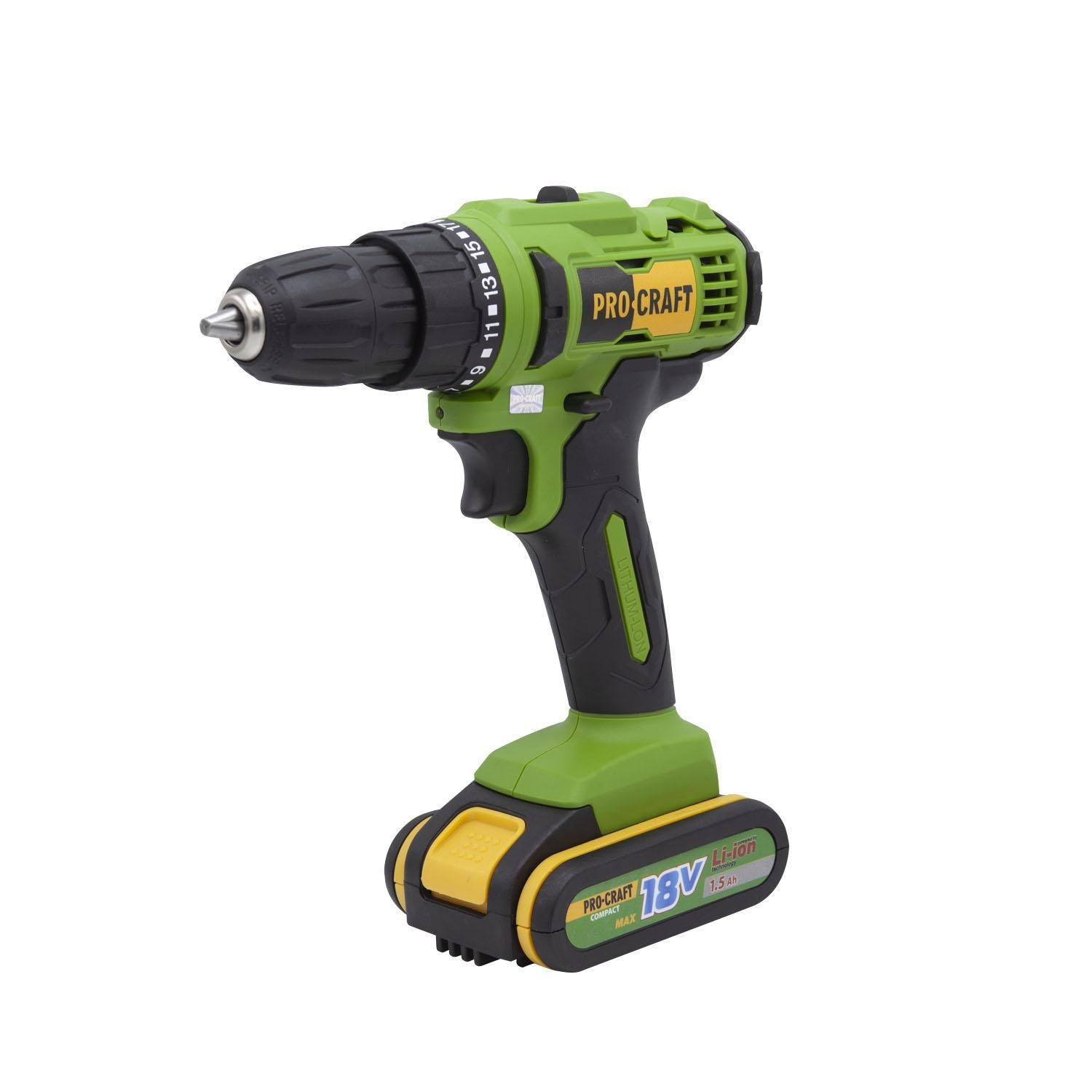 Шурупокрут ProCraft PA-18C Compact акумуляторний 18 В Li-Ion (001831)