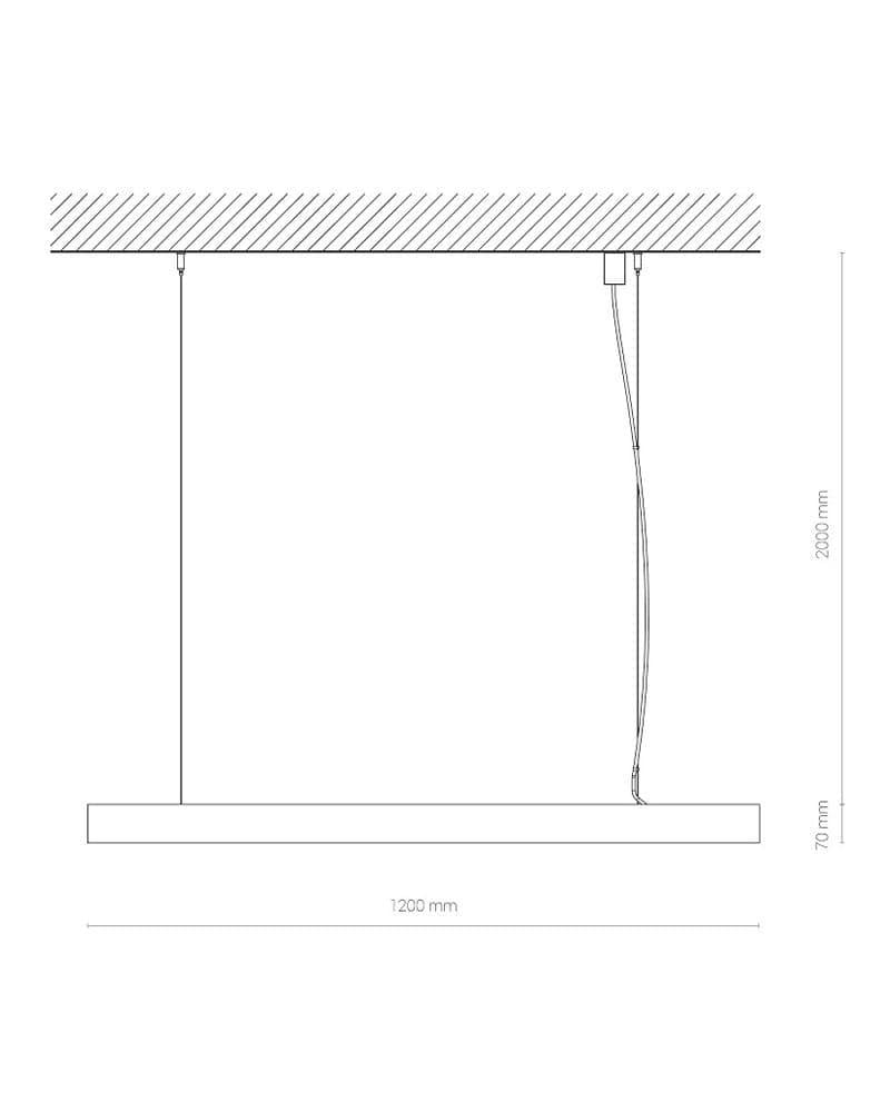 Лінійний світильник Nowodvorski 10208 Cl Office Pro LED 31W 3000K 3490Lm (2229959341) - фото 3