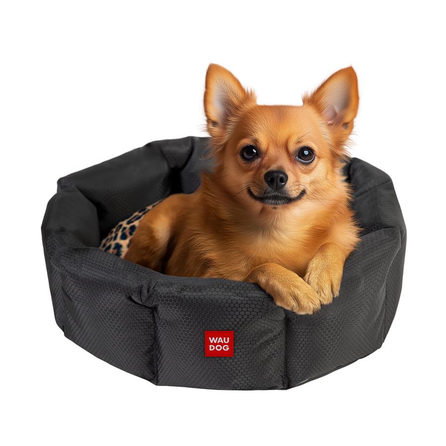 Леженка для собак кошек Waudog Relax Леопард S 34x45x17 см Black (313-4066) - фото 4 Леженка для собак кошек Waudog Relax Леопард S 34x45x17 см Black (313-4066) - фото 4