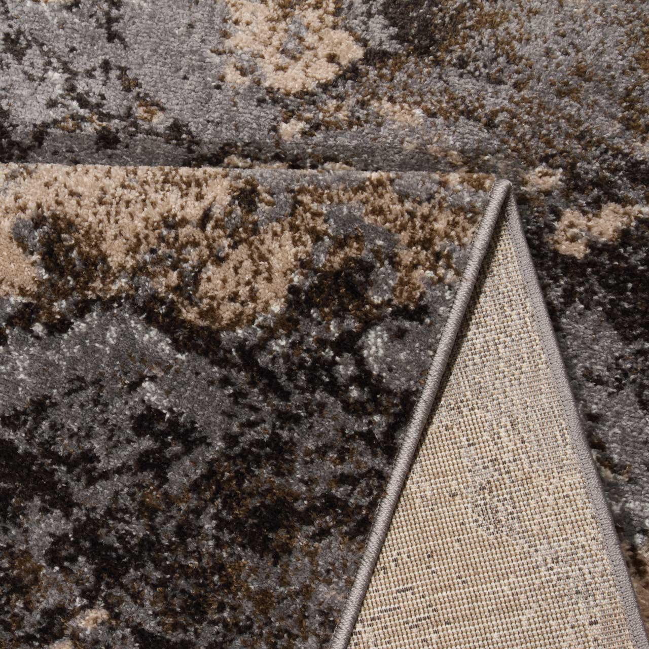 Доріжка килимова Karat Fayno 7147/123 з низьким ворсом 1,2 м Сірий/Бежевий (00-00017138) - фото 10