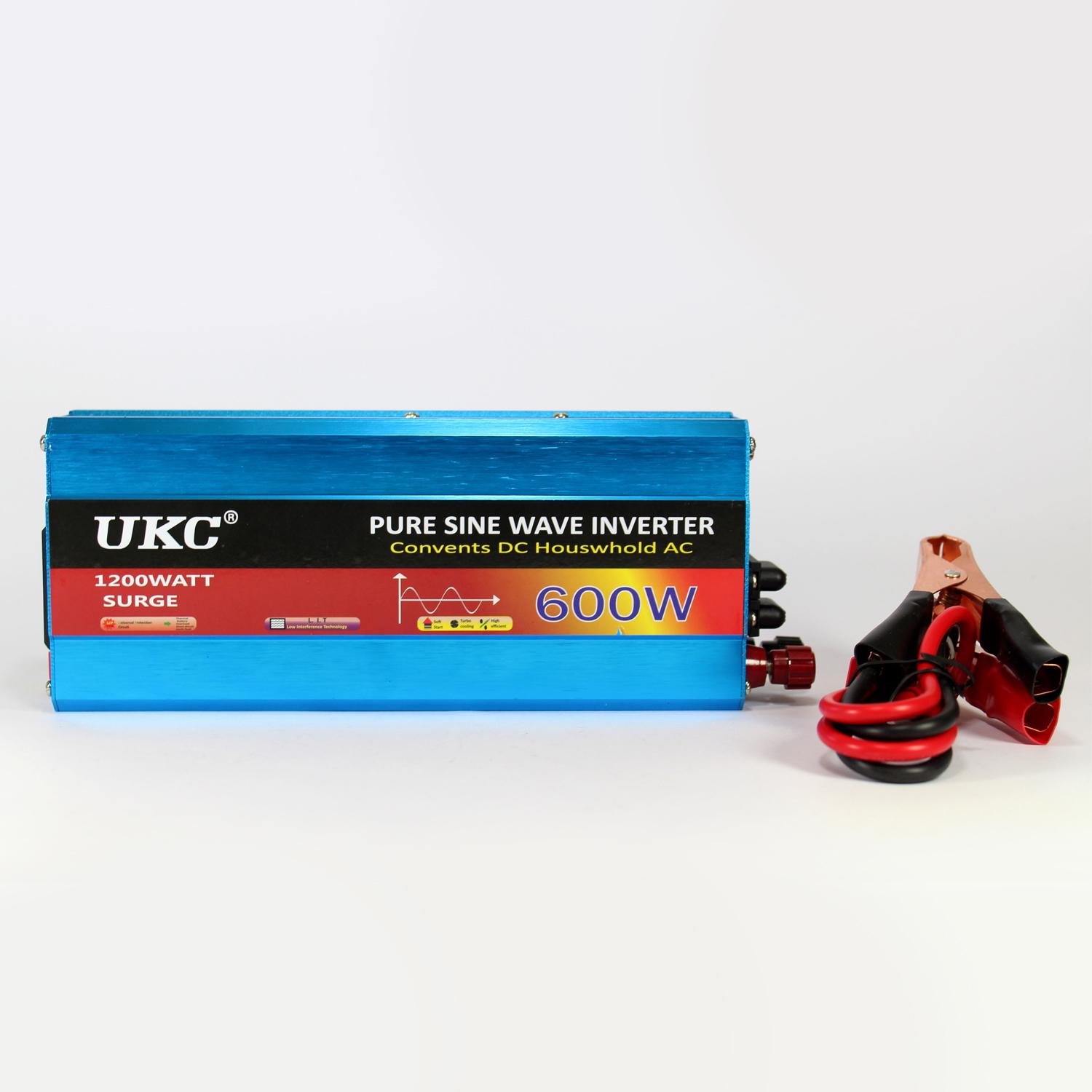 Автомобильный инвертор 600-12 V чистый синус/USB/кулер/2 предохранителя (e7f78123) - фото 2 Автомобильный инвертор 600-12 V чистый синус/USB/кулер/2 предохранителя (e7f78123) - фото 2