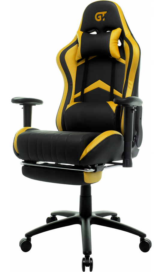 Кресло геймерское с подножкой GT Racer X-2534-F Желтый Кресло геймерское с подножкой GT Racer X-2534-F Желтый