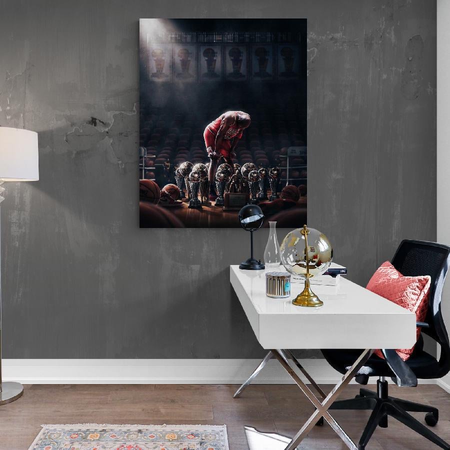 Репродукция картины Майкл Джордан HolstPrint 60х90 см