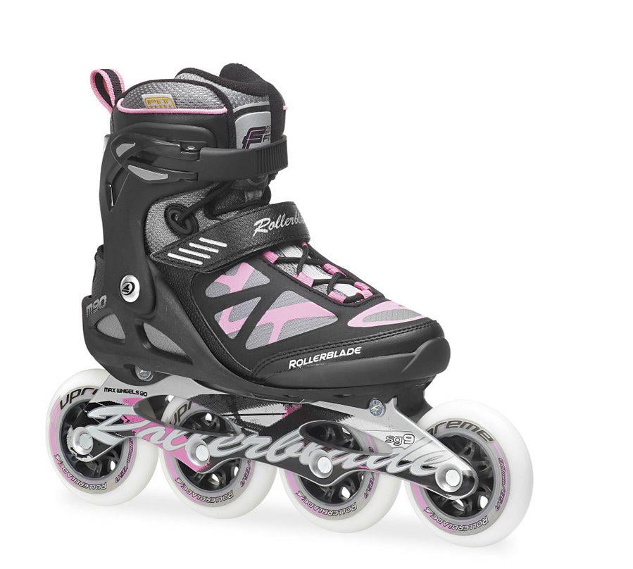 Ковзани роликові Rollerblade MACROBLADE 90 W Чорний/Рожевий (07355500 7Y9)