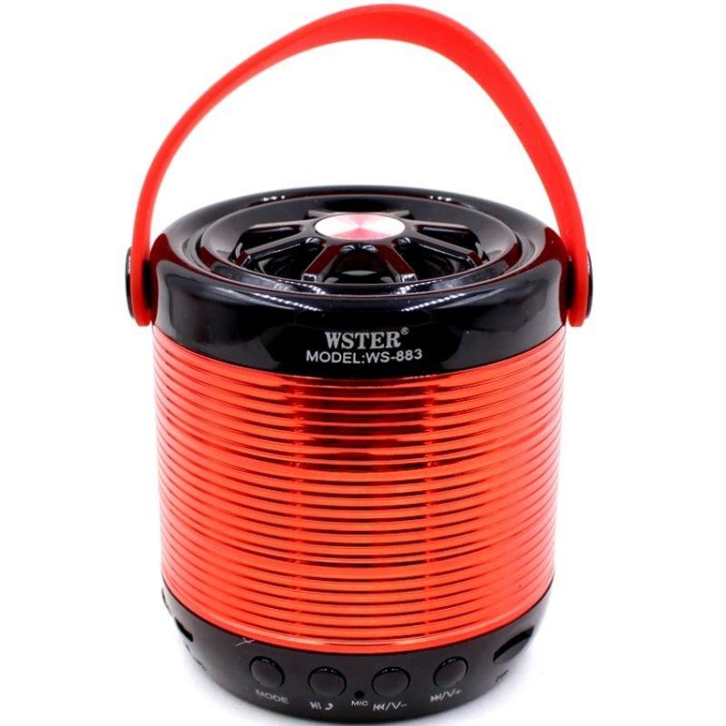 Портативна колонка Bluetooth WSTER WS-883 BT Червоний