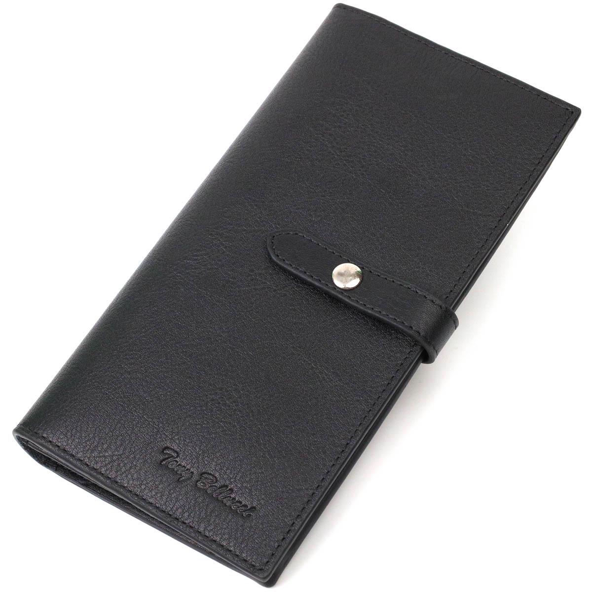 Кошелек женский Tony Bellucci Wallet 22036 из натуральной кожи Черный (56237)