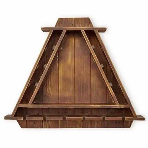 Полка для вина настенная из дерева Навали Терракот (ПНК-020232)