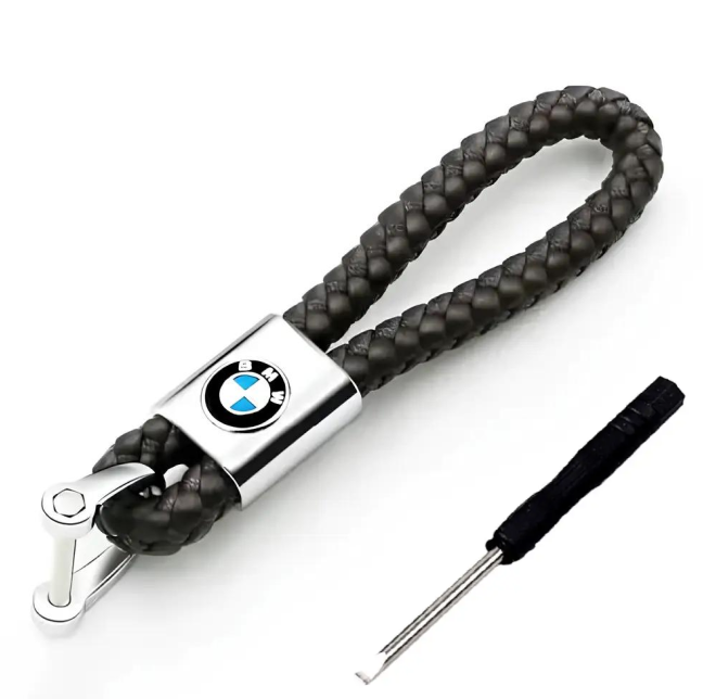 Брелок для ключей BMW из плетеной кожи (1807)