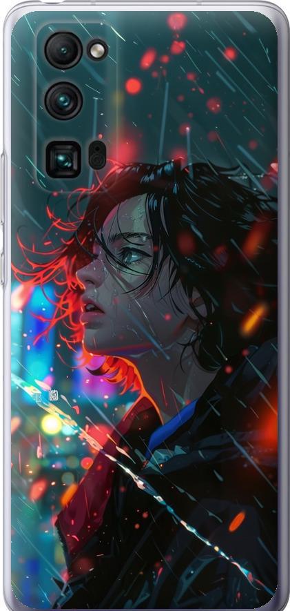 Чехол на Huawei Honor 30 Pro Ночные огни (6096u-1920-42517)