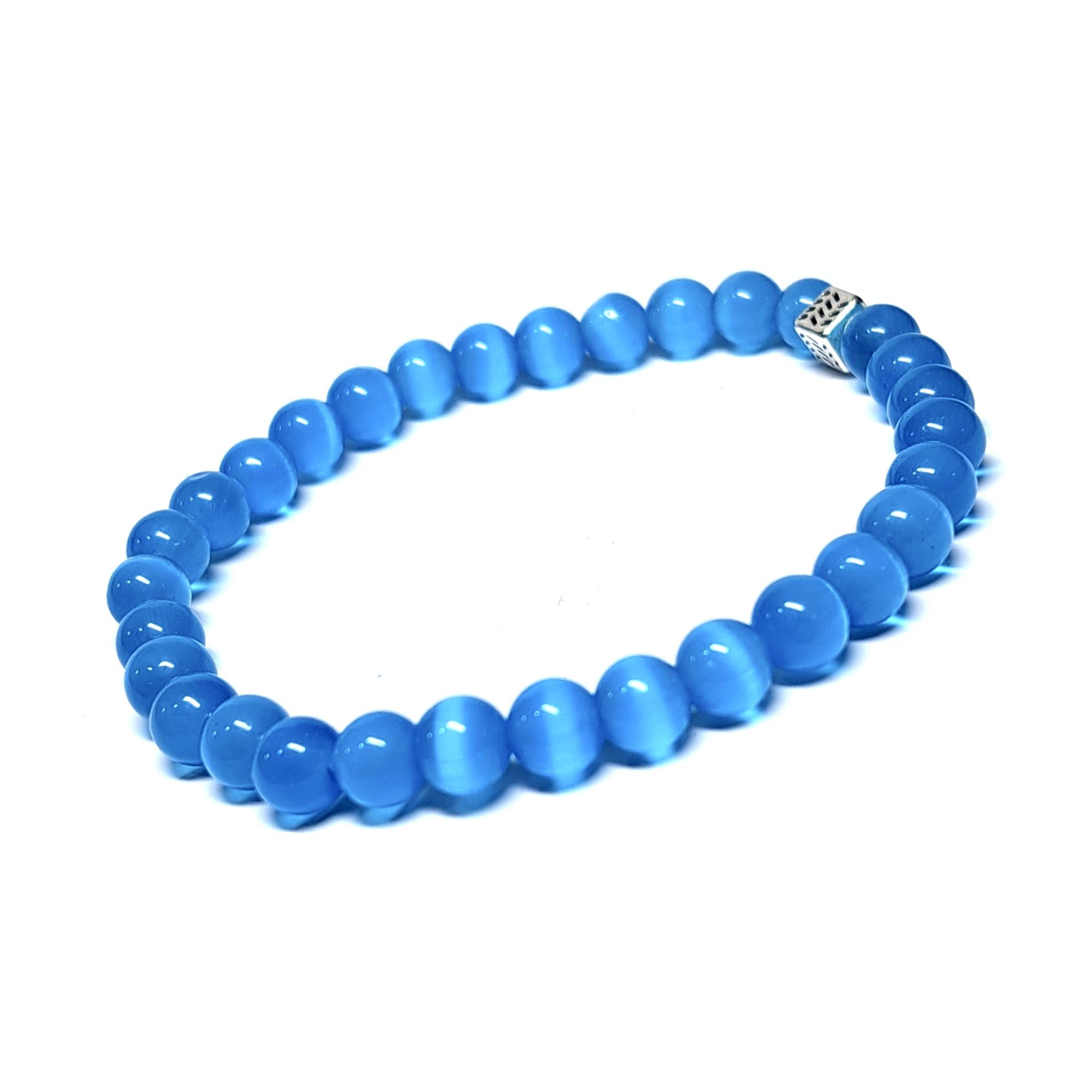 Браслет DARSANA из натурального камня кошачий глаз d бусин 6 мм (DRSU501219) Браслет DARSANA из натурального камня кошачий глаз d бусин 6 мм (DRSU501219)