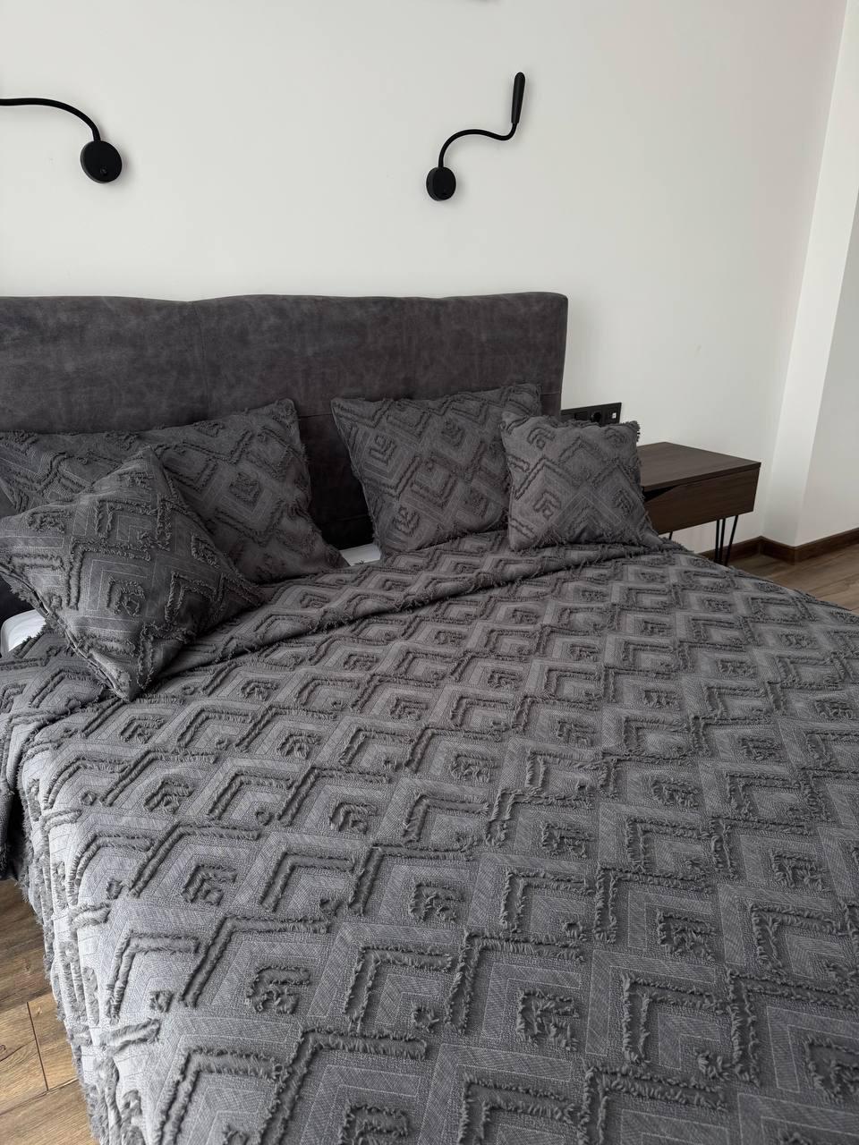 Покривало Бйорк 240x250 см Графітовий (23743-10-240x250cm) - фото 13