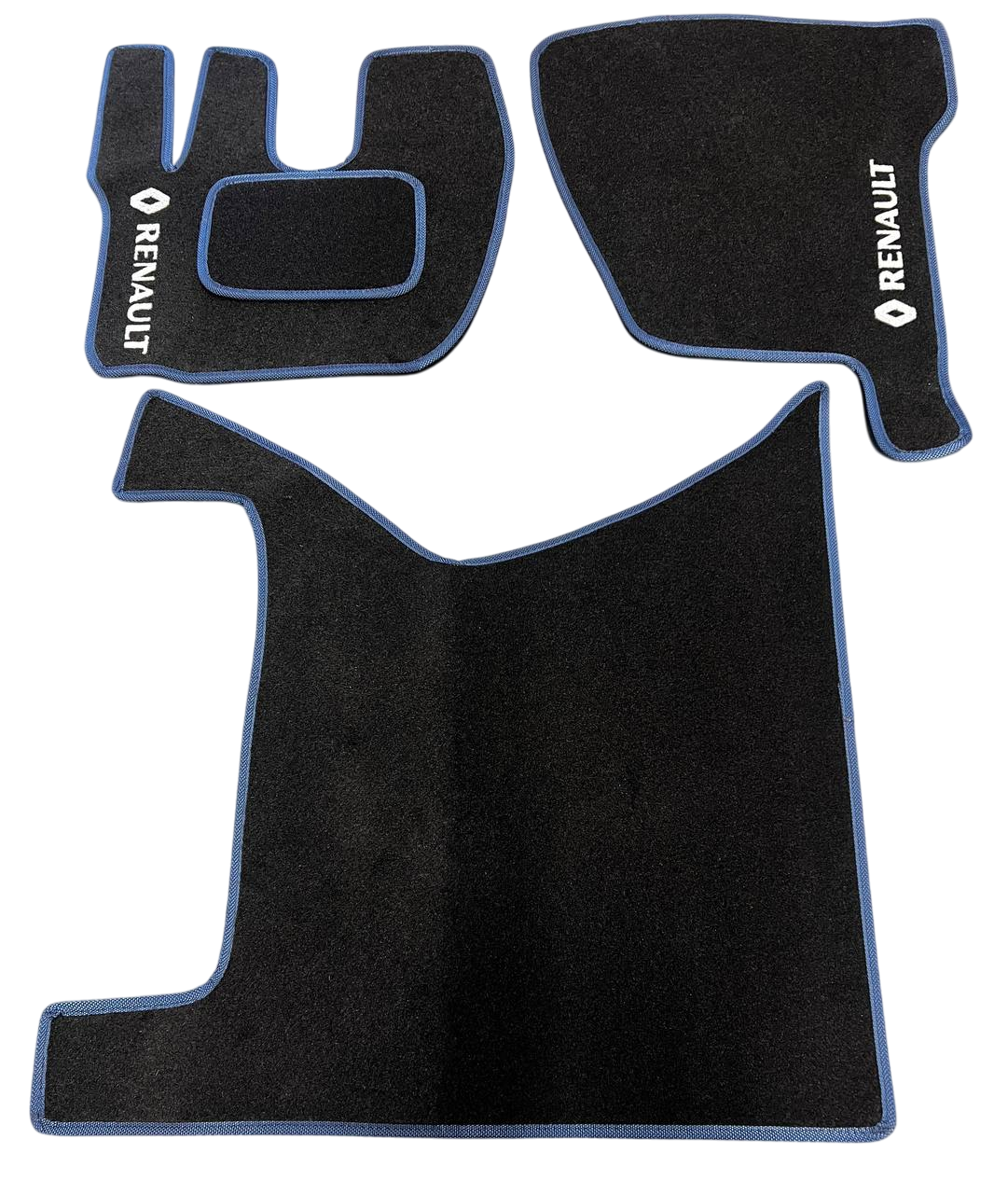 Килимки в салон ворсові для Renault Premium 2007 + преміум 460 3 шт. Чорний (27326792)
