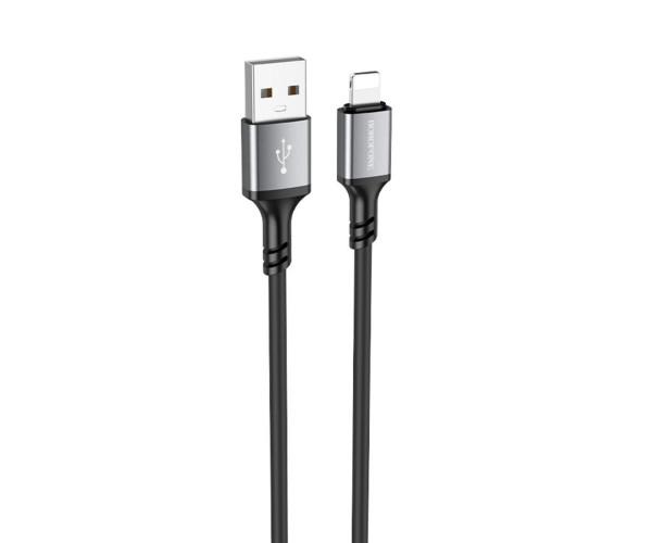 Кабель Data Borofone BX83 Lightning 2,4A 1 м Black (066974443386356)