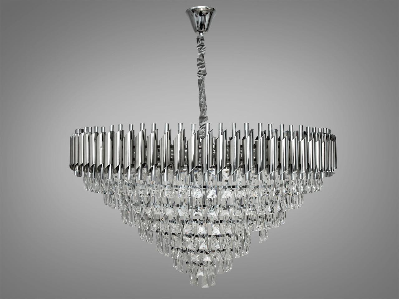 Люстра хрустальная 18 ламп Хром (9001-950CH/CH)