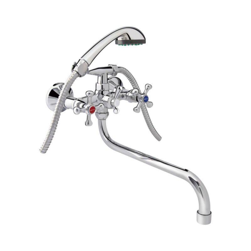 Смеситель для ванны Sanitary Wares Armatura SWARM143S двухвентильный Хром (60091)