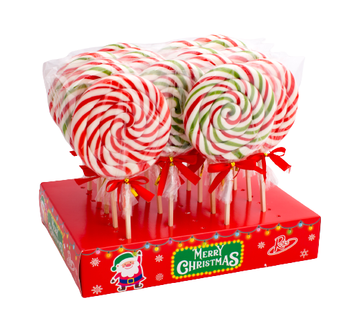 Леденцы Roks Улитка новогодняя с бантиком 50 г 27 шт. 1,35 кг (49H)