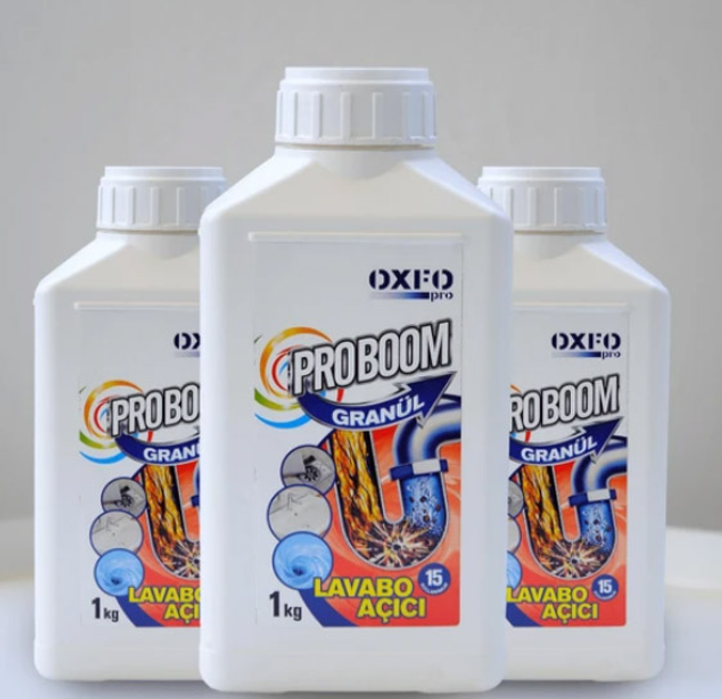 Очищувач для миття та зливу гранульований Okpak OXFO PRO PROBOOM 1 л (8683454001513) - фото 3 Очищувач для миття та зливу гранульований Okpak OXFO PRO PROBOOM 1 л (8683454001513) - фото 3