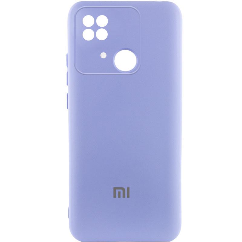 Противоударный чехол Silicone Cover Lakshmi Full Camera (AAA) with Logo для Xiaomi Redmi 10C Сиреневый / Dasheen