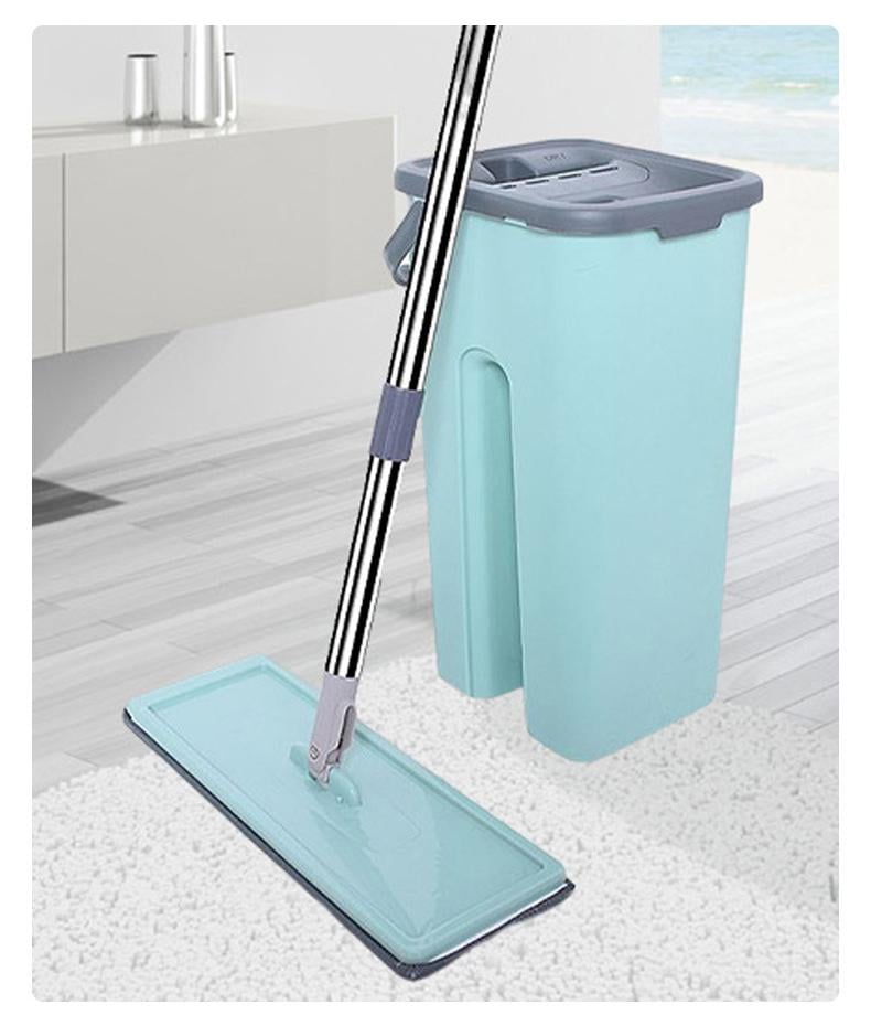 Комплект Hand Free Cleaning Mop G3 швабра з відром/губки мікрофібри з віджимом Зелений - фото 11