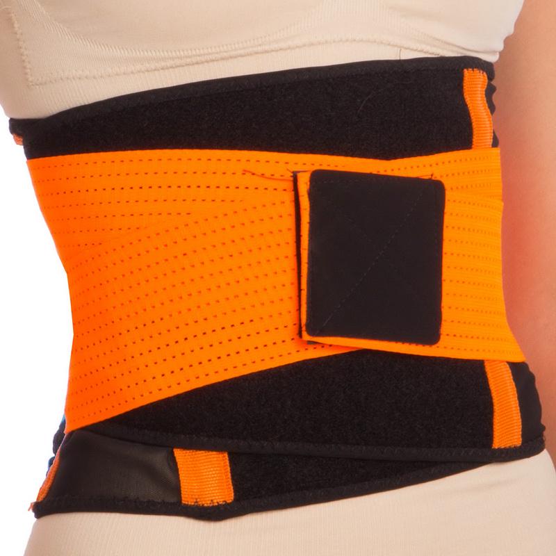 Пояс корсетный для спорта SHAPE TRAINER Sibote ST-2036 S-M Оранжевый