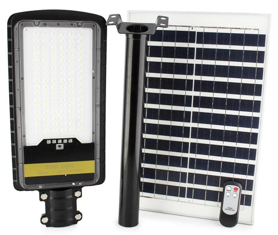 Фонарь уличный UKC Solar street JD298 VPP 300 W Remote 7793 на столб (Light-009) - фото 2