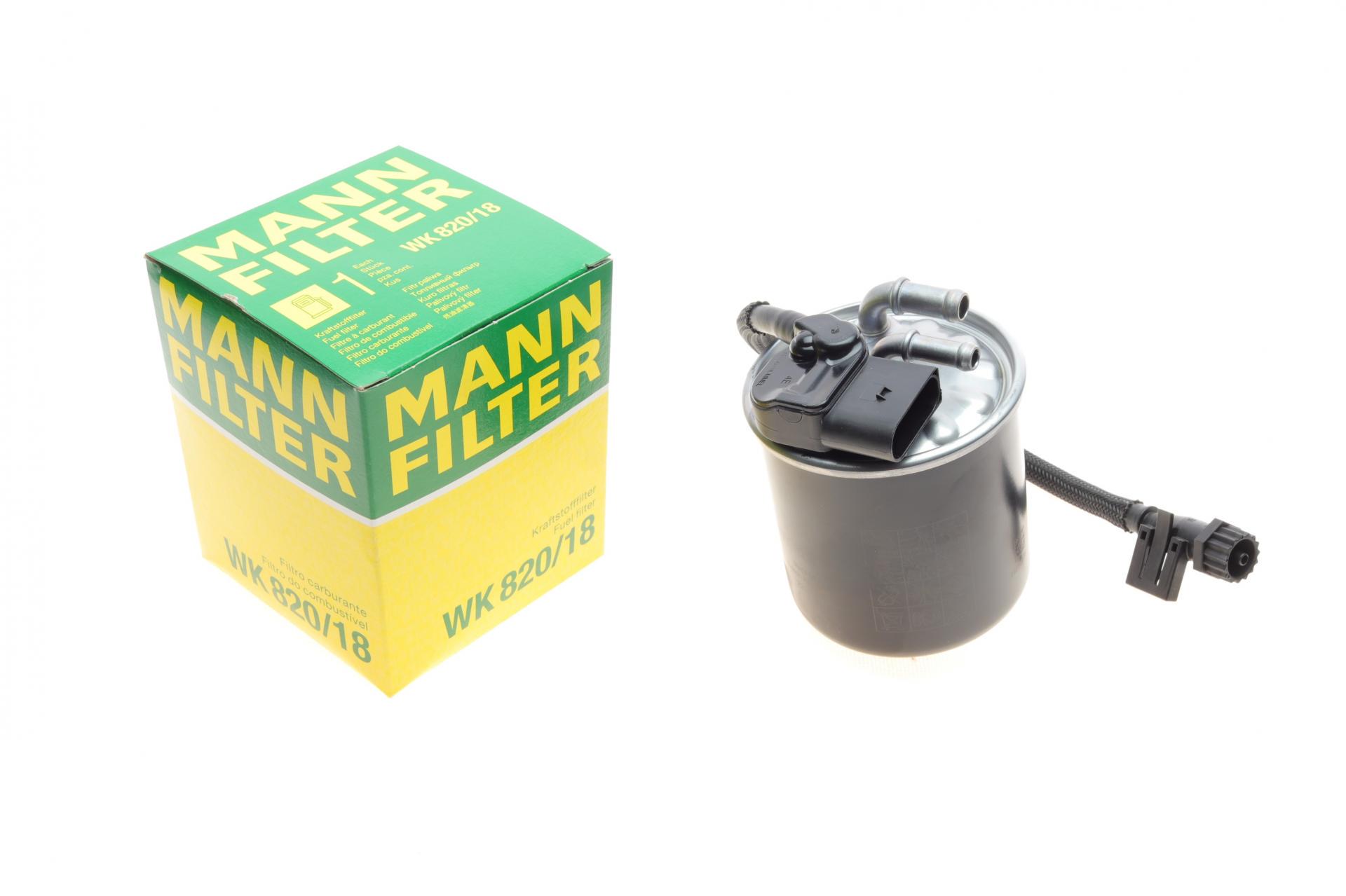 Фільтр паливний Mann-Filter для MB Sprinter 2,2CDI OM651 06- (WK 820/18)