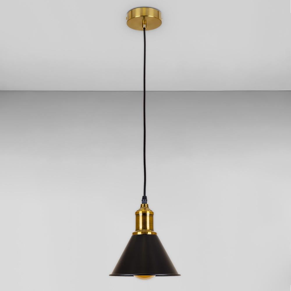Люстра подвесная лофт Light House LS-18582F-1 BRZ/BK Бронзовый/Черный
