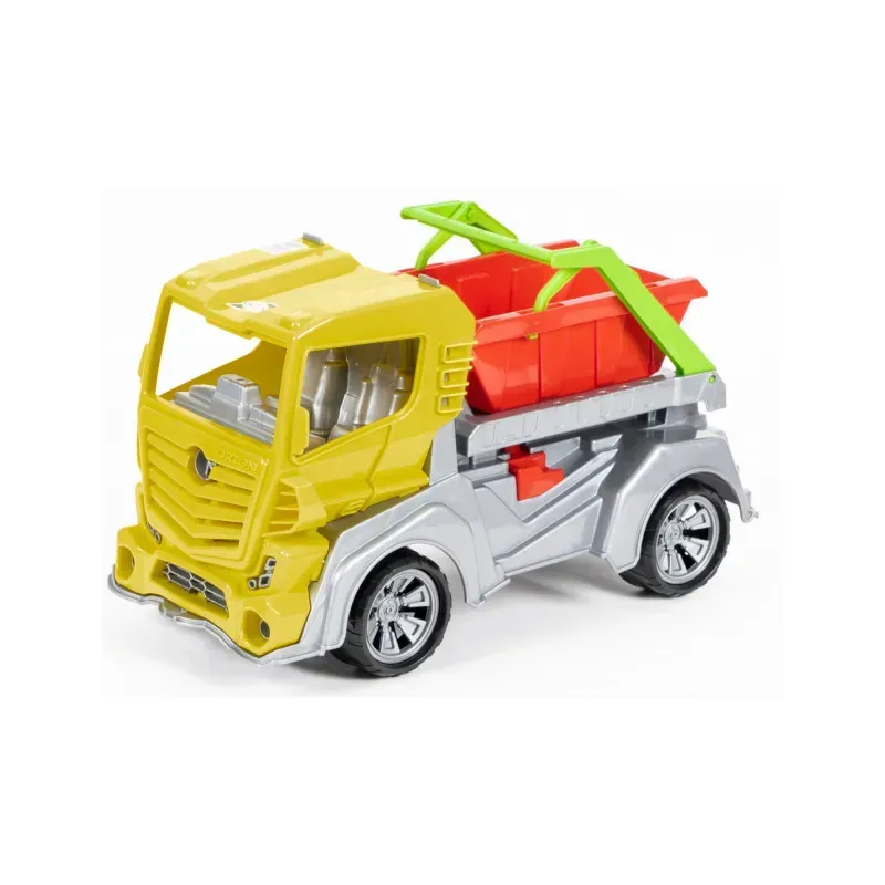 Іграшкова машинка вантажівка Orion Комунальні служби 45 см Жовто-червоний (150-98-OR056.2)